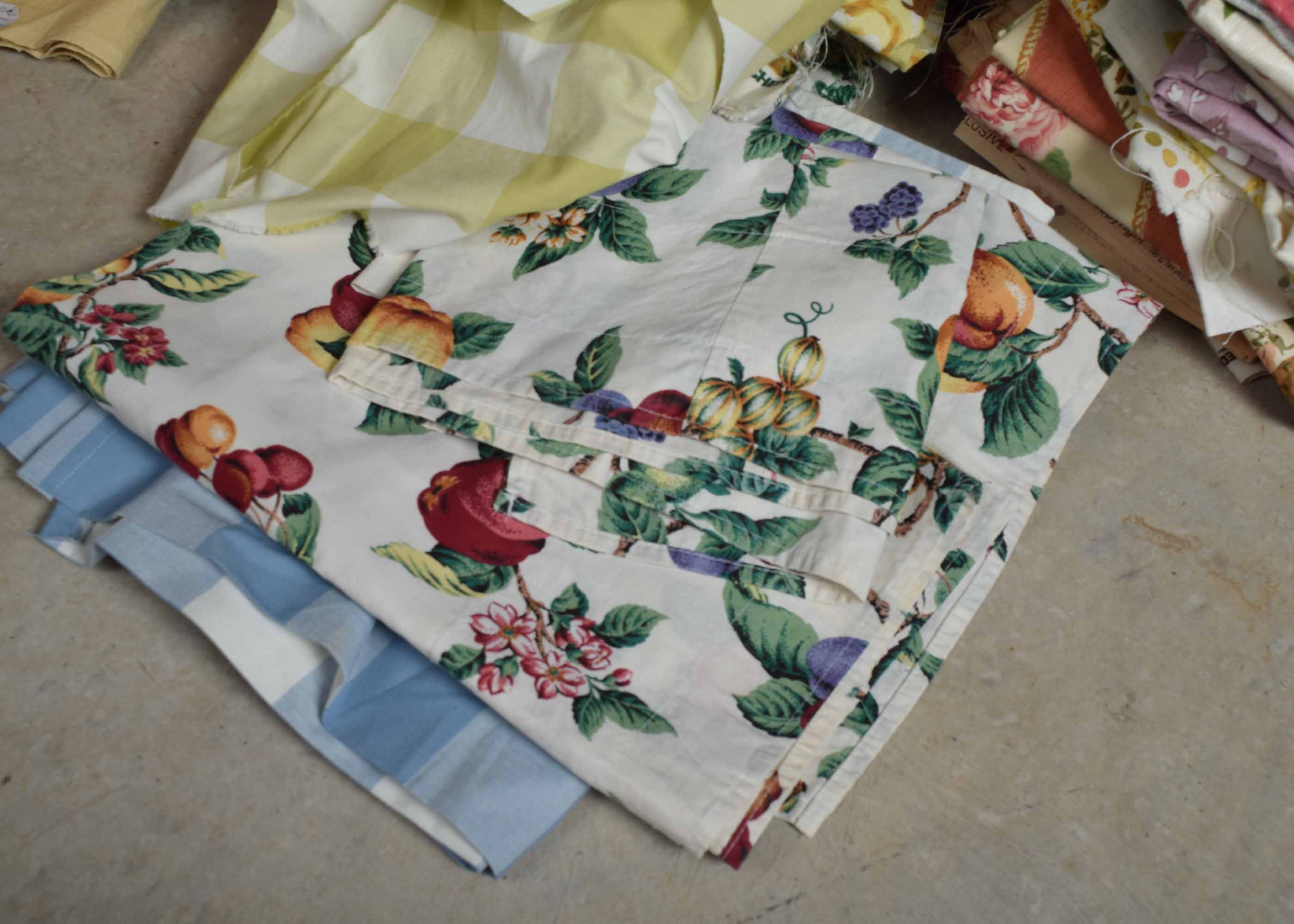 Folded Fabric and Trim Collection