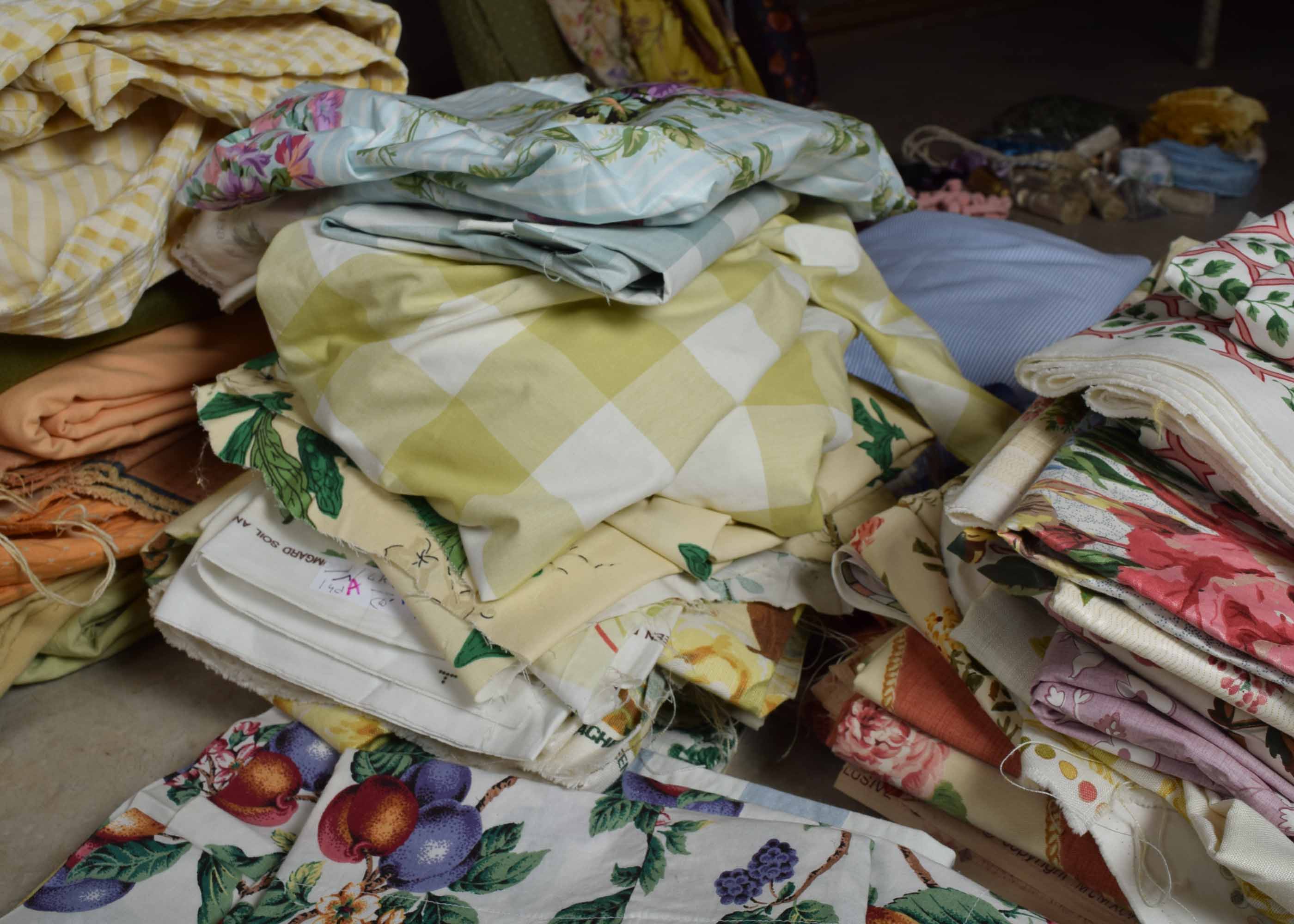 Folded Fabric and Trim Collection