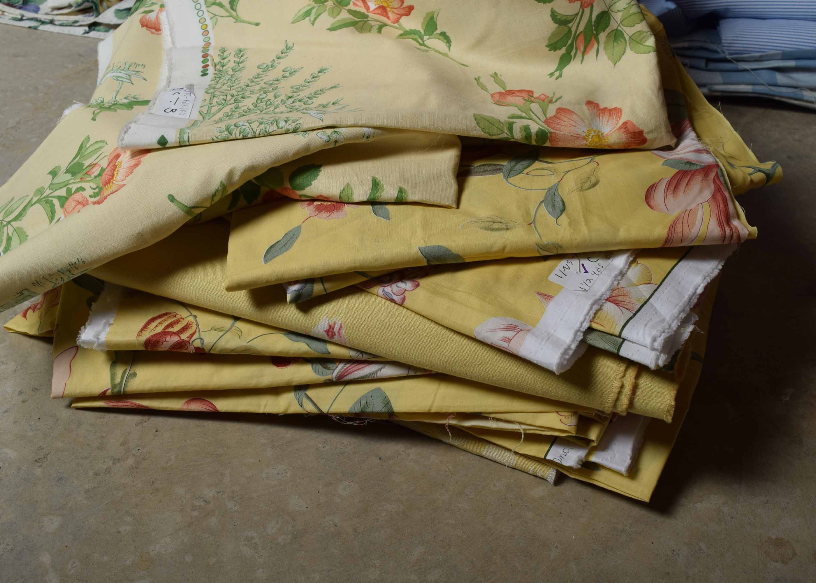 Folded Fabric and Trim Collection