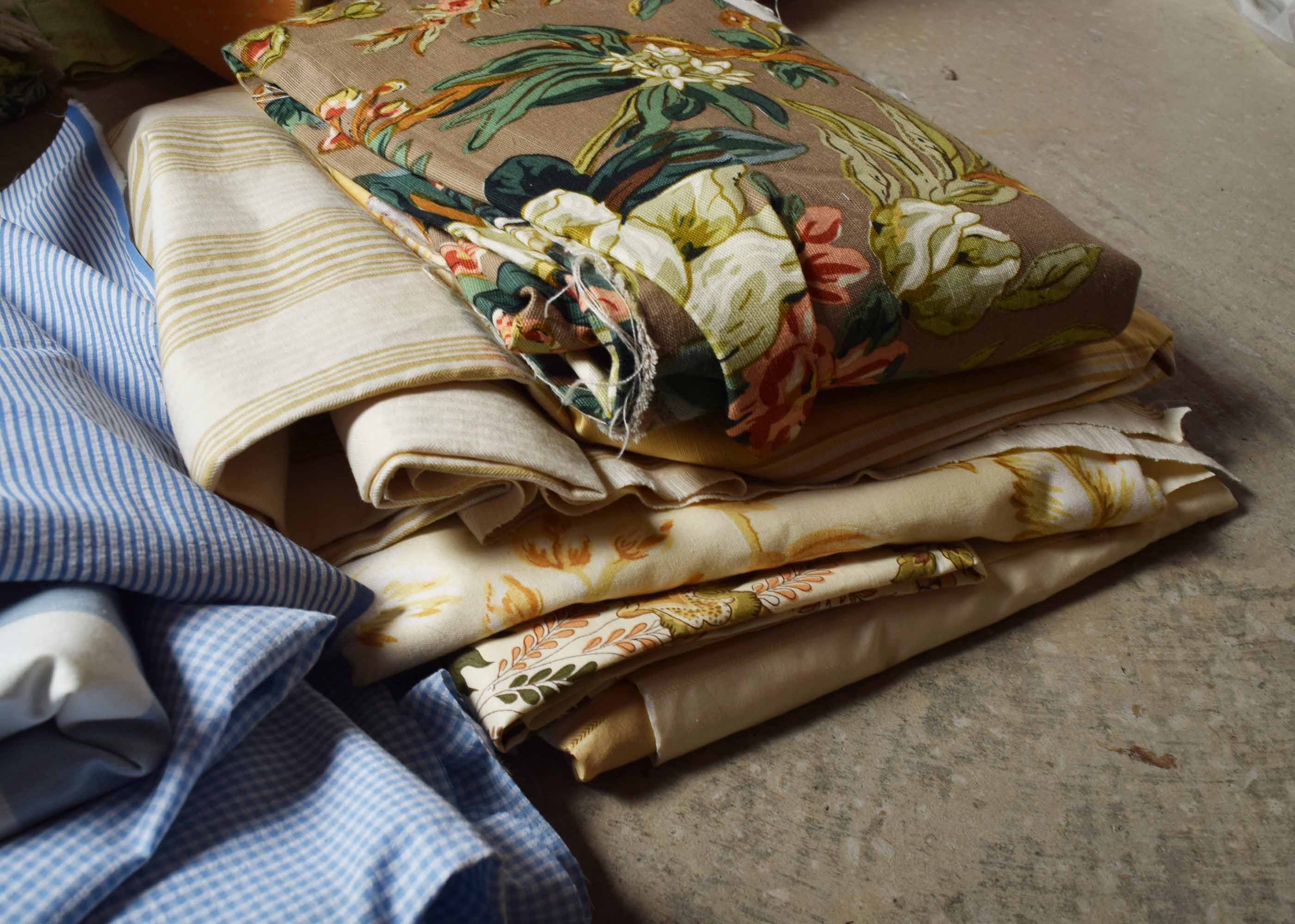 Folded Fabric and Trim Collection