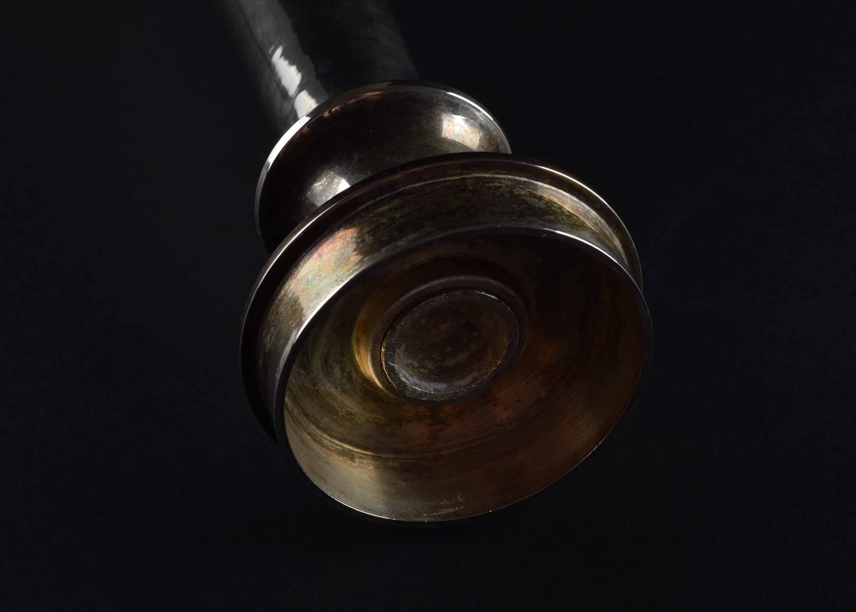 Silverplate Trumpet Vase