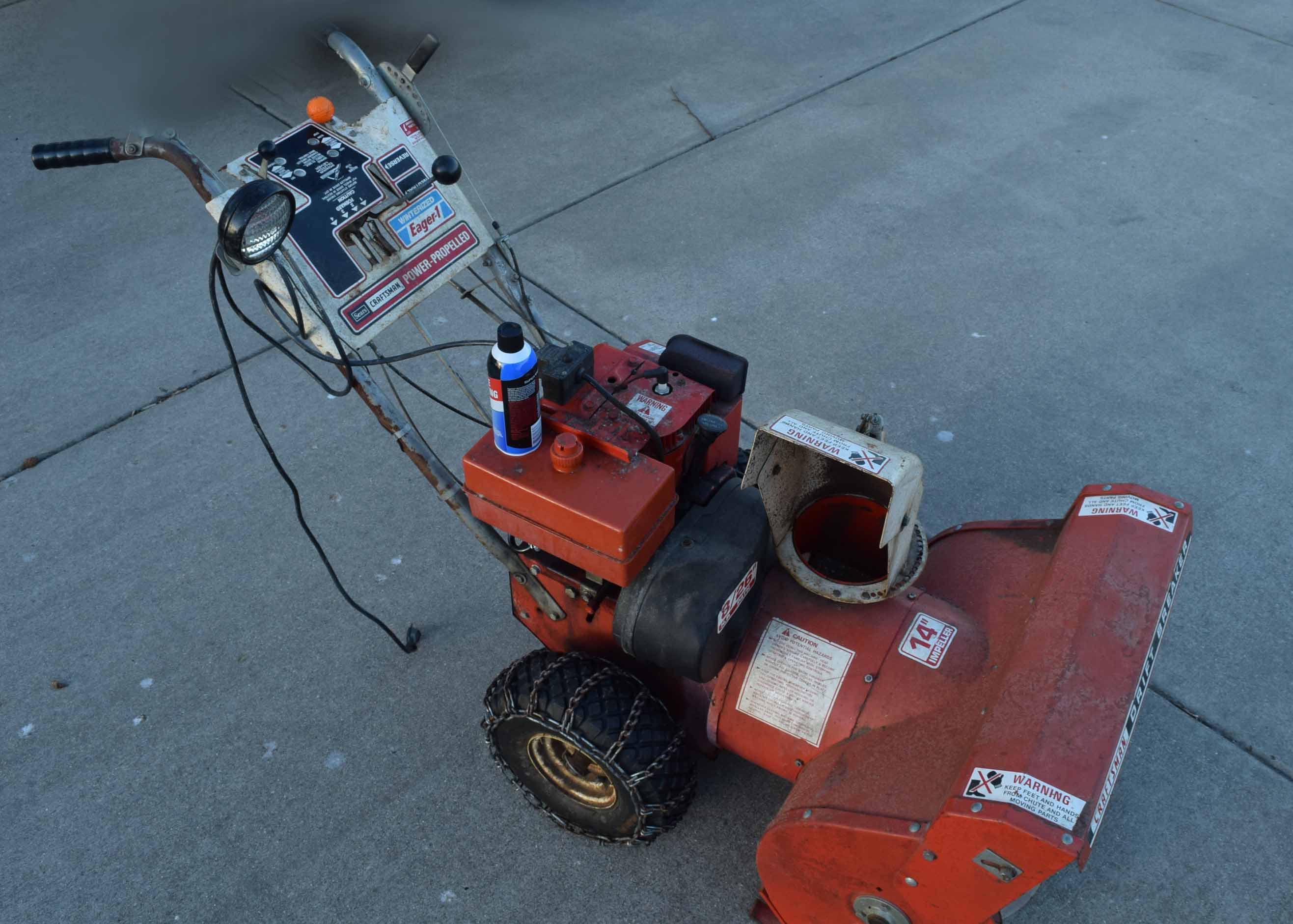 Craftsman Eager-1 Snow Blower