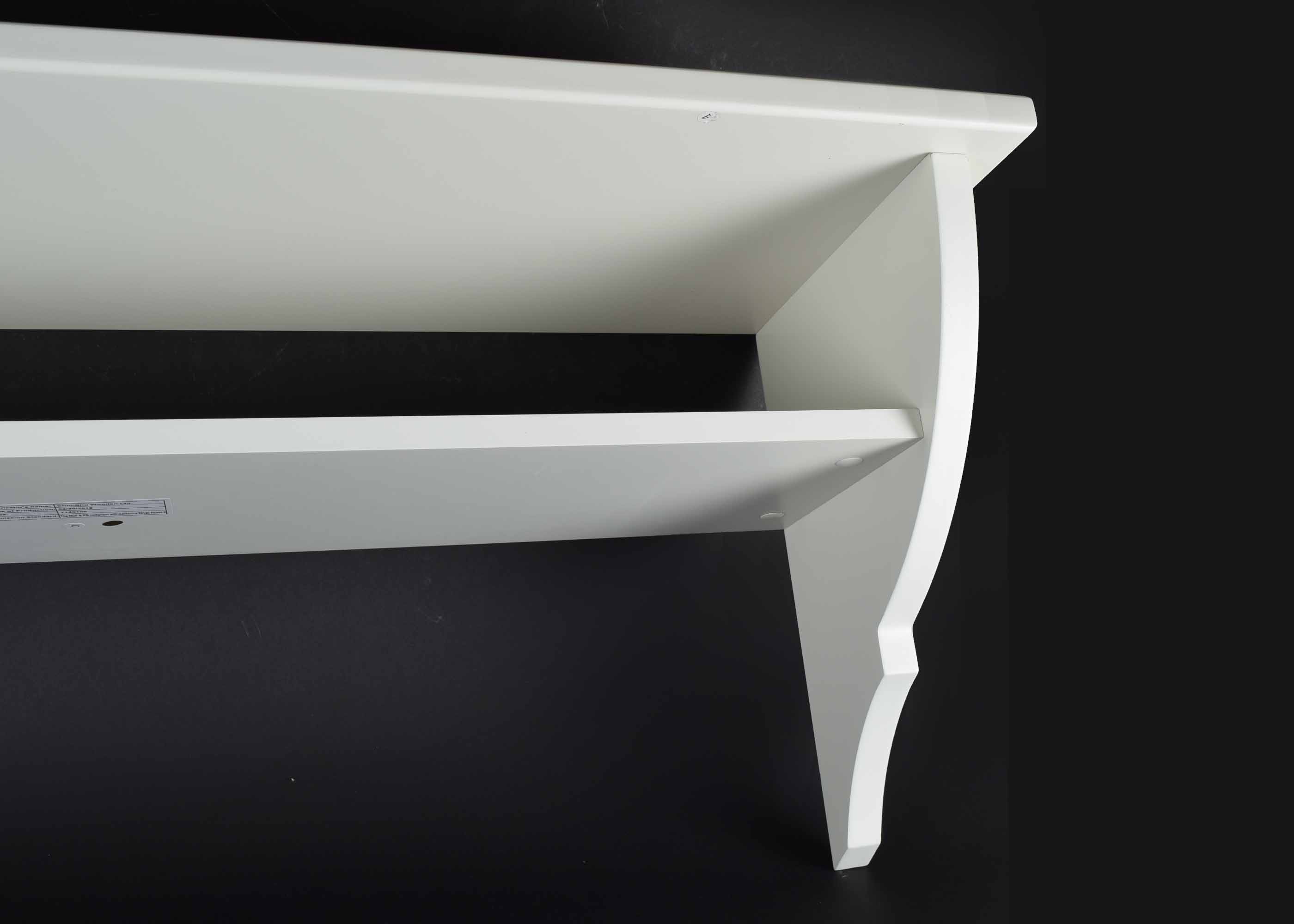 White Martha Stewart Collections Hanging Shelf