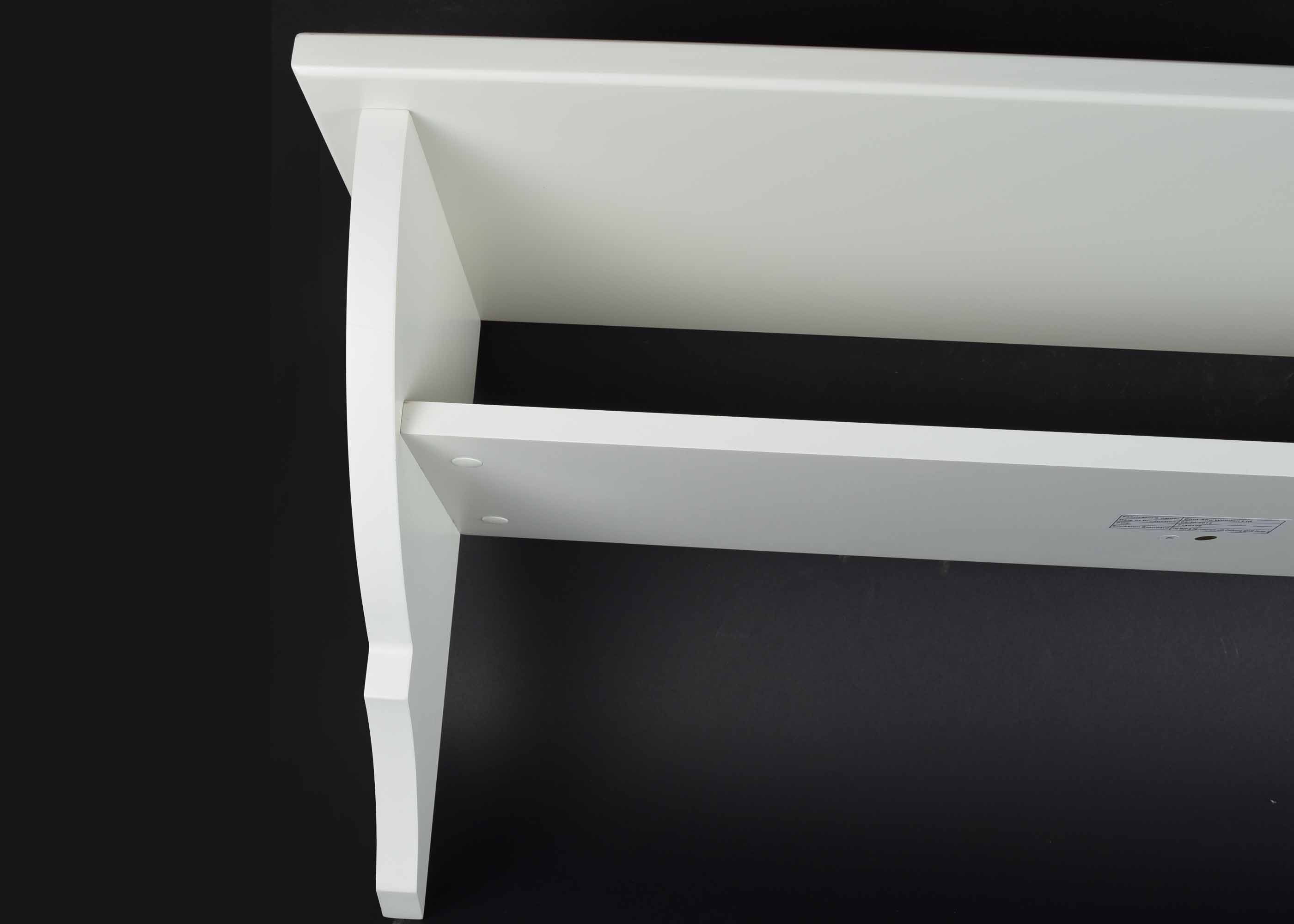 White Martha Stewart Collections Hanging Shelf