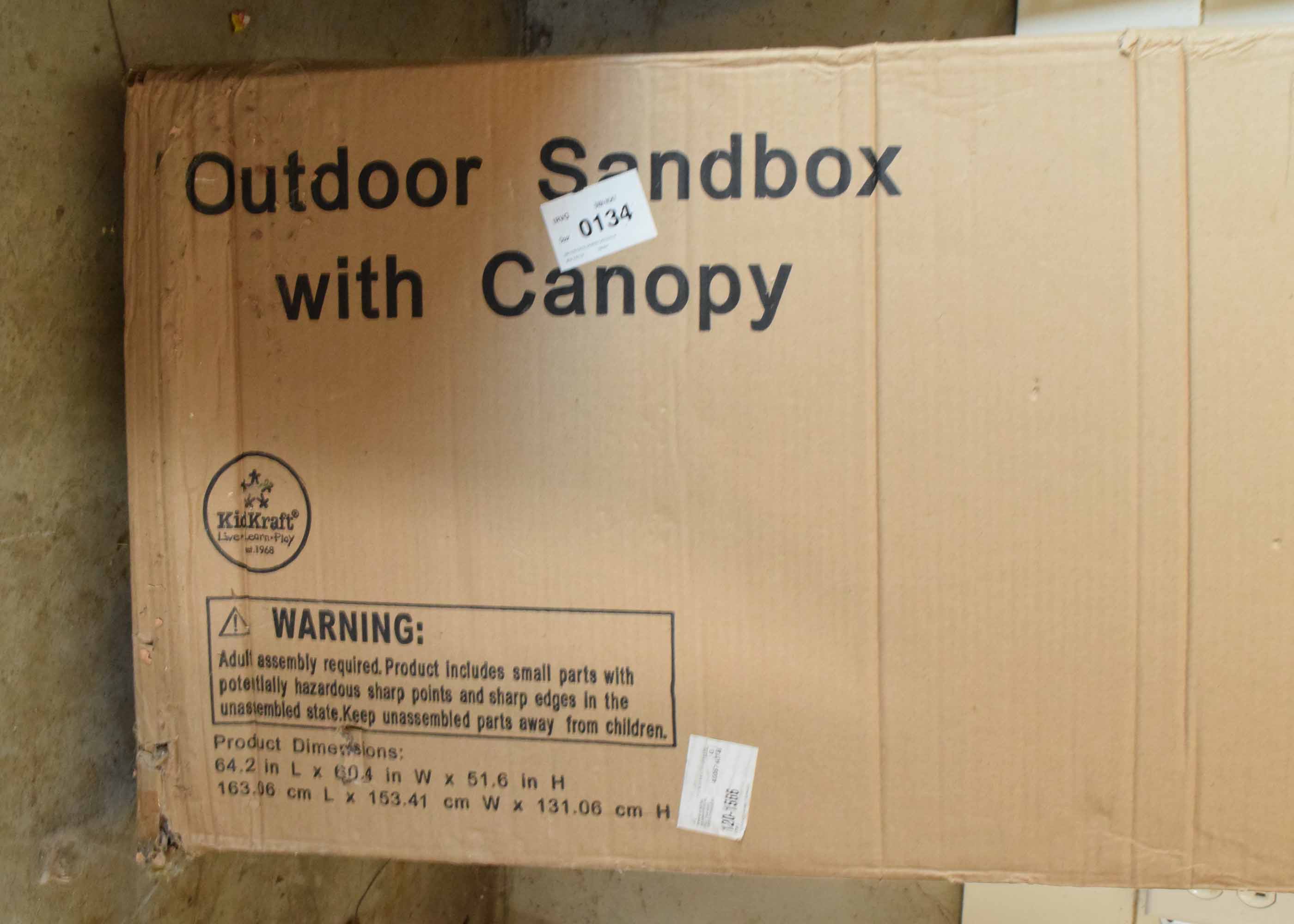 KidKraft Outdoor Sandbox with Canopy