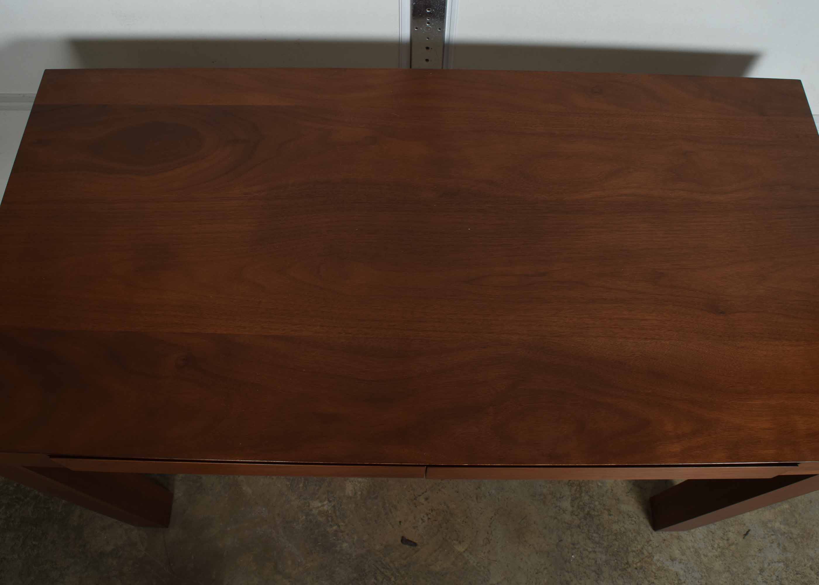 West Elm Walnut Parsons Style Desk