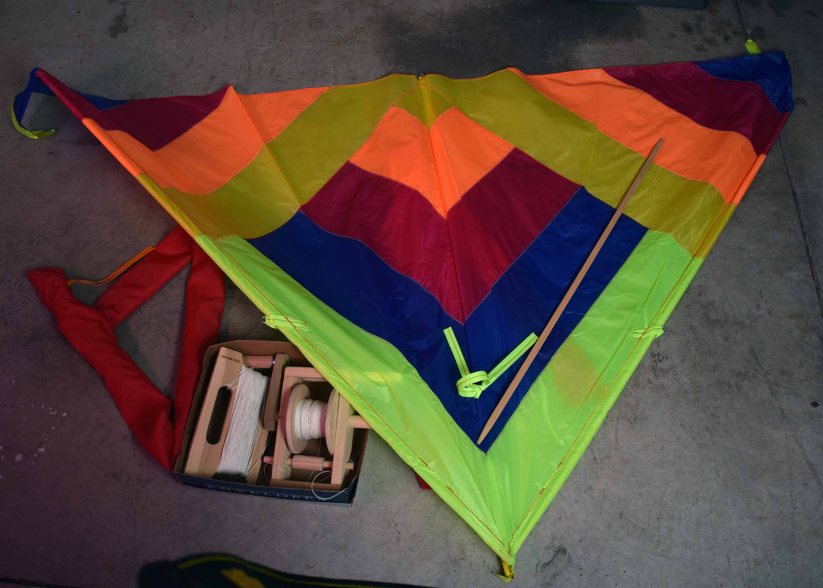 Pair of Sun Oak Delta Kites