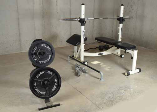 MPEX Powerhouse 1950 Weight Bench System and Accessories