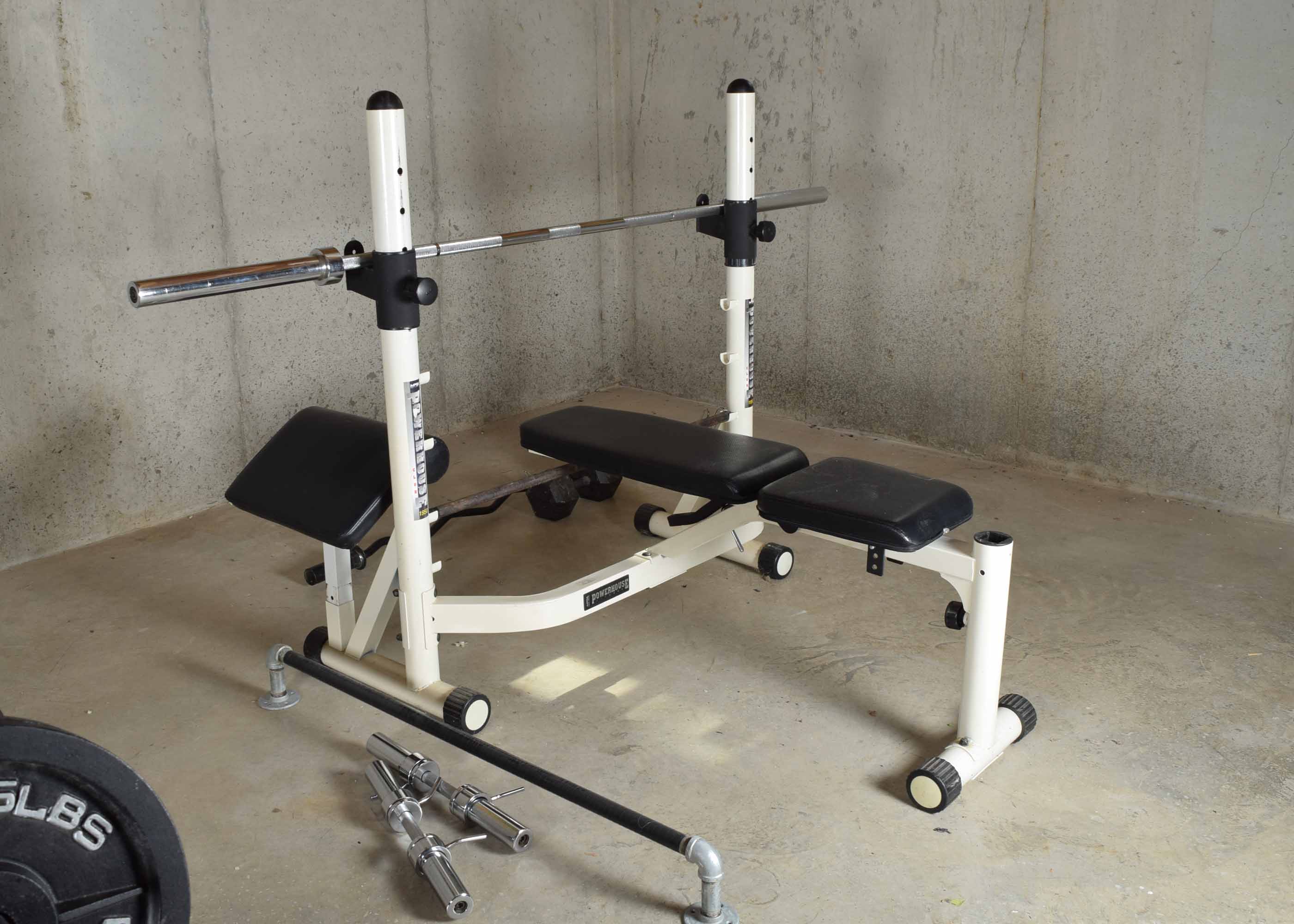 MPEX Powerhouse 1950 Weight Bench System and Accessories