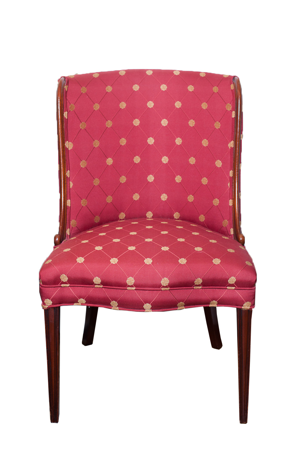 Duncan Phyfe Reproduction Mahogany Dining Table and Chairs