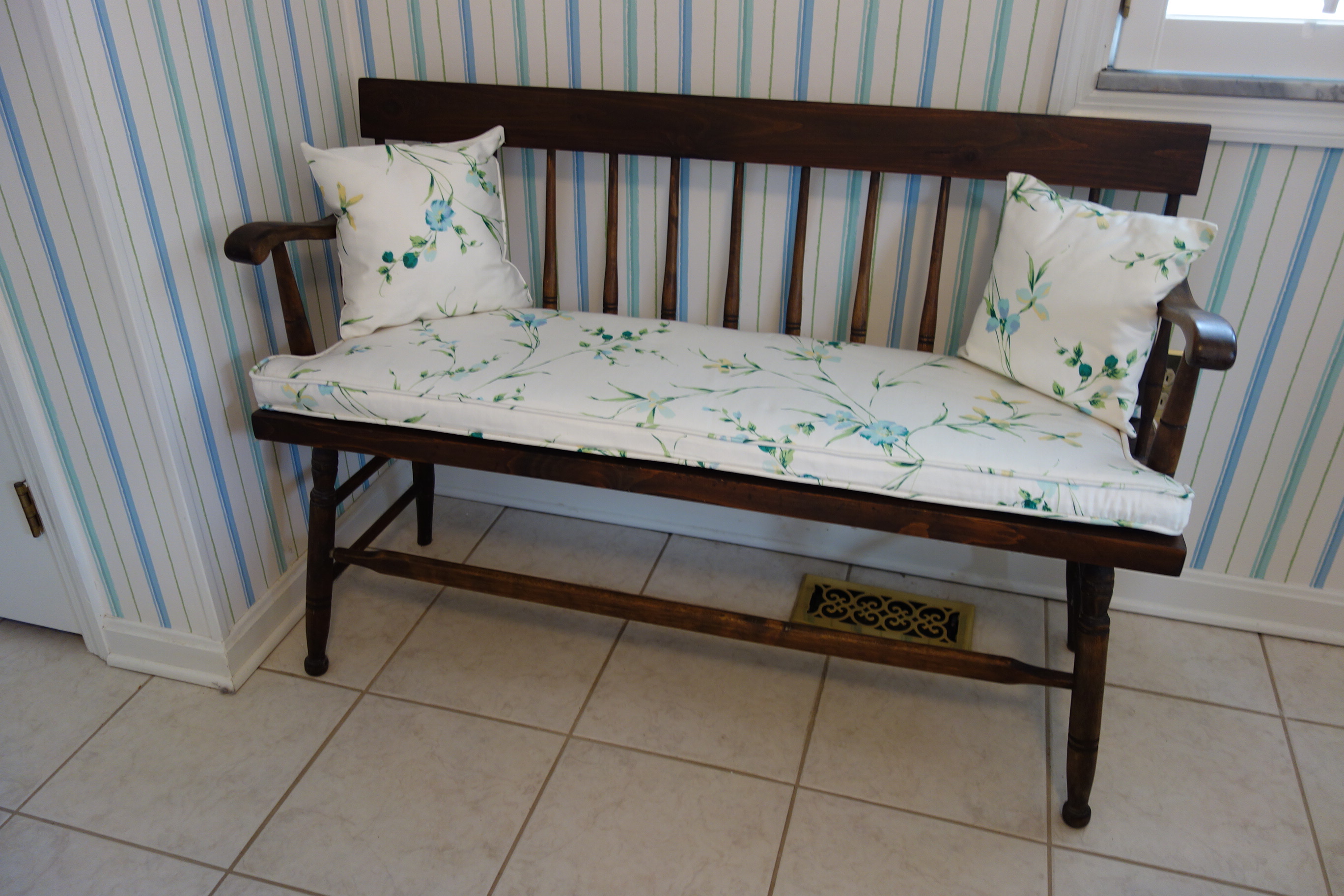 Small Wooden Bench, Framed Guy Coheleach Print and More