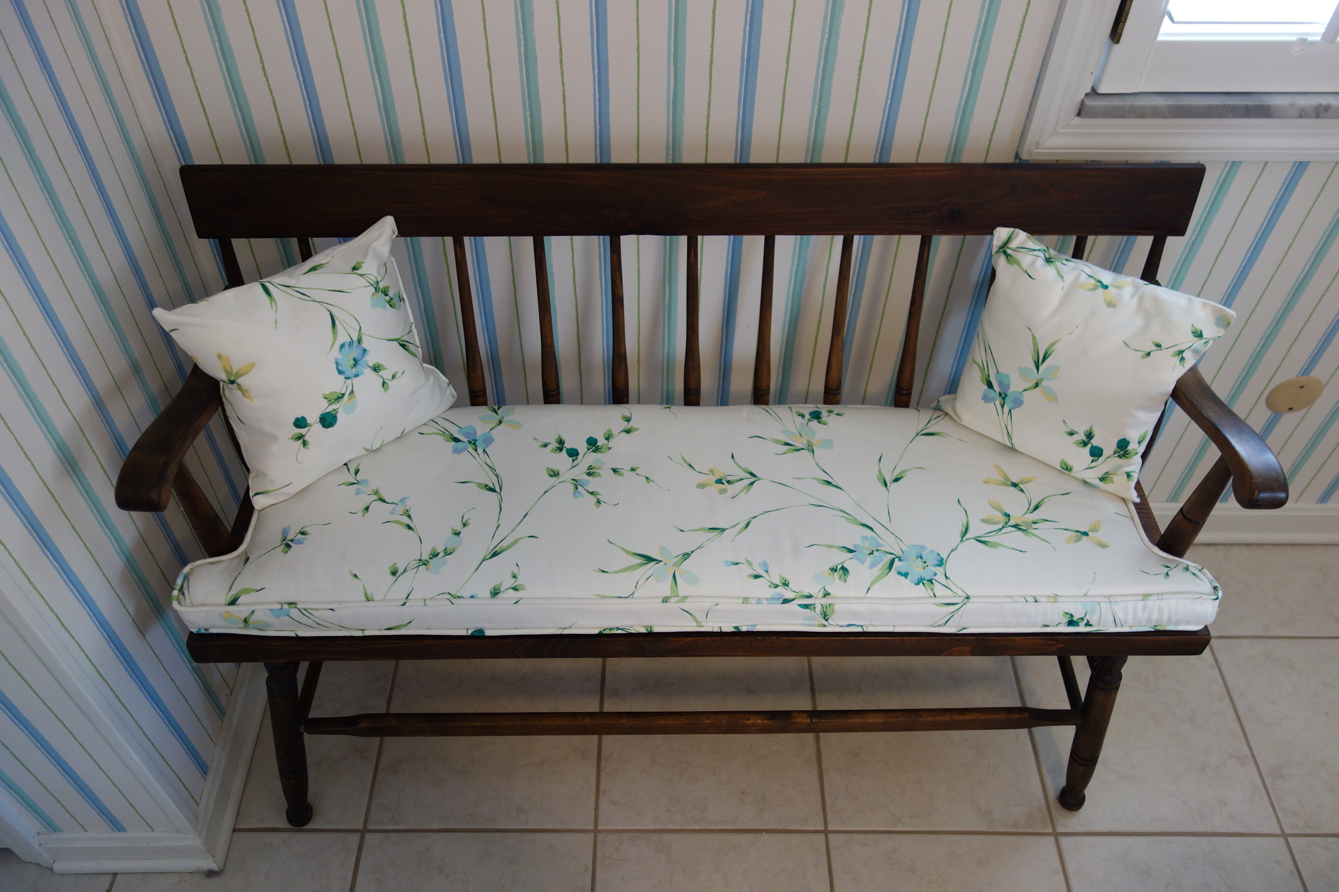 Small Wooden Bench, Framed Guy Coheleach Print and More