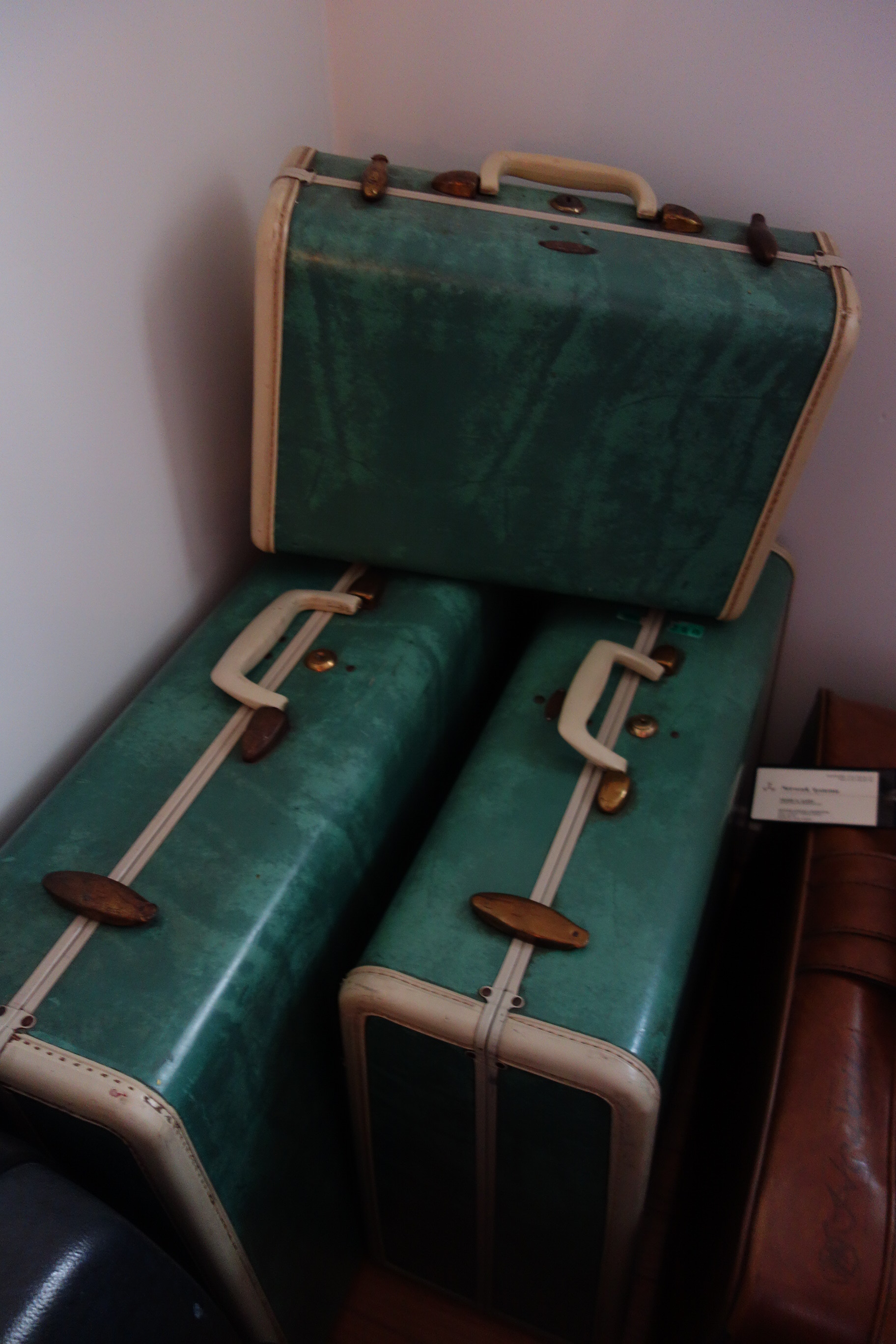 Nine Pieces of Vintage Luggage