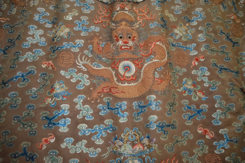 19th Century Chinese Imperial Dragon Robe