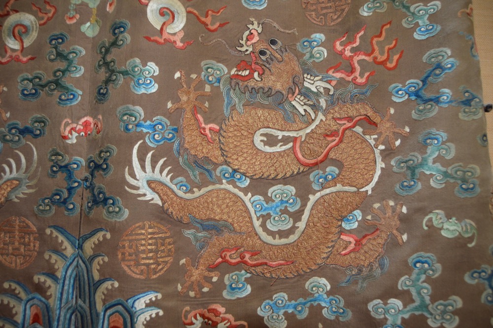19th Century Chinese Imperial Dragon Robe