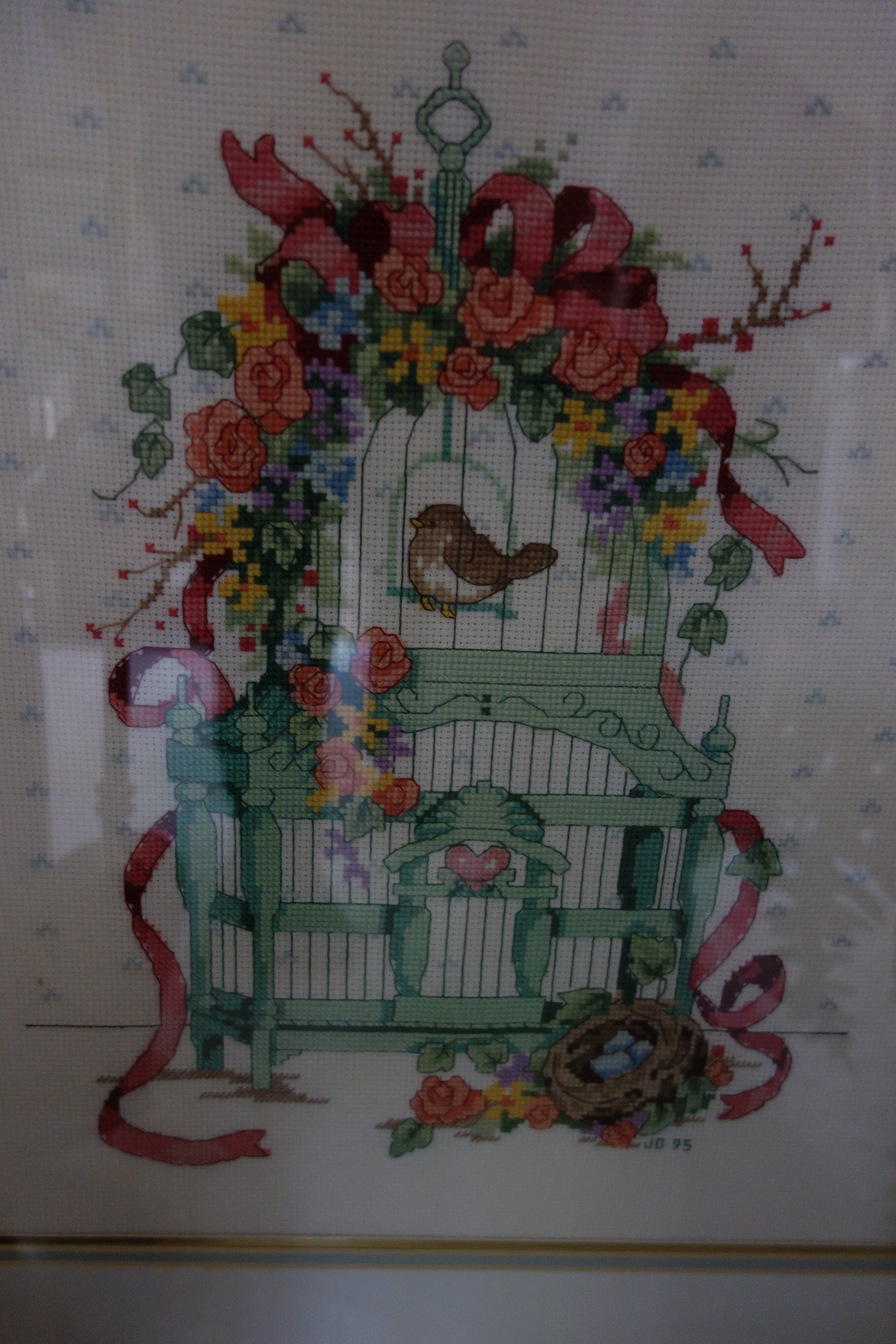 Generous Framed Horse Print and Other Items