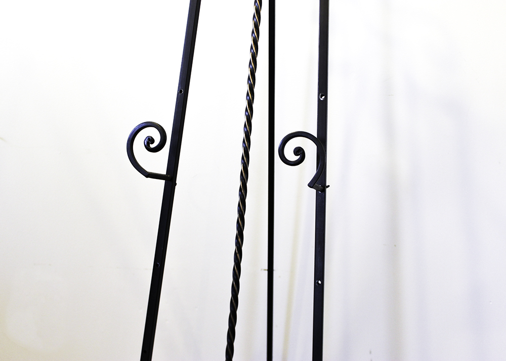 Wrought Iron Floor Easel EBTH