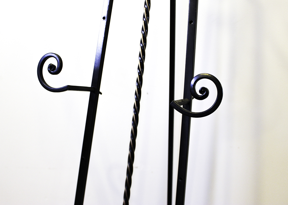 Wrought Iron Floor Easel