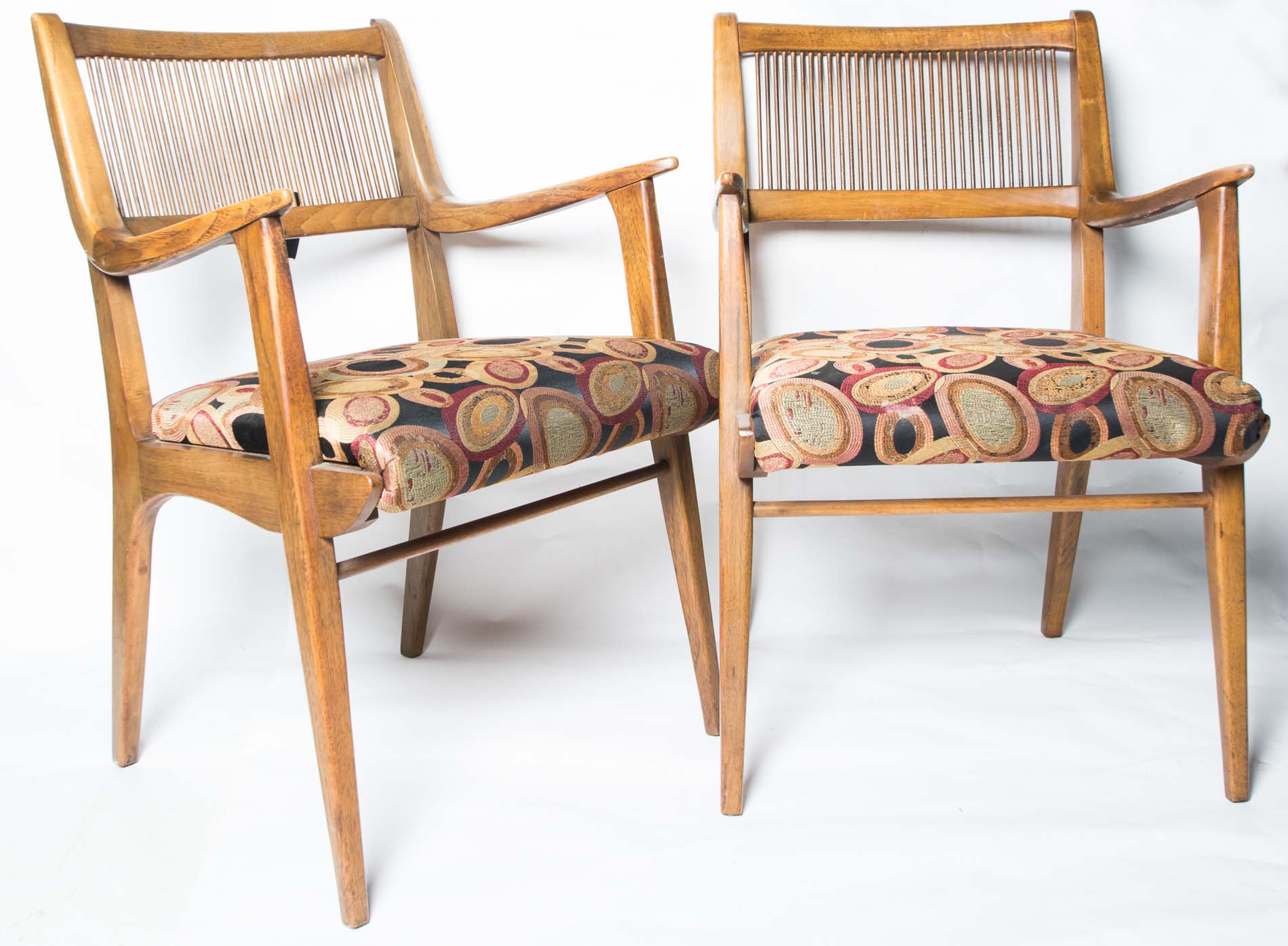 Mid-Century Modern Drexel Dining Table with Six Chairs