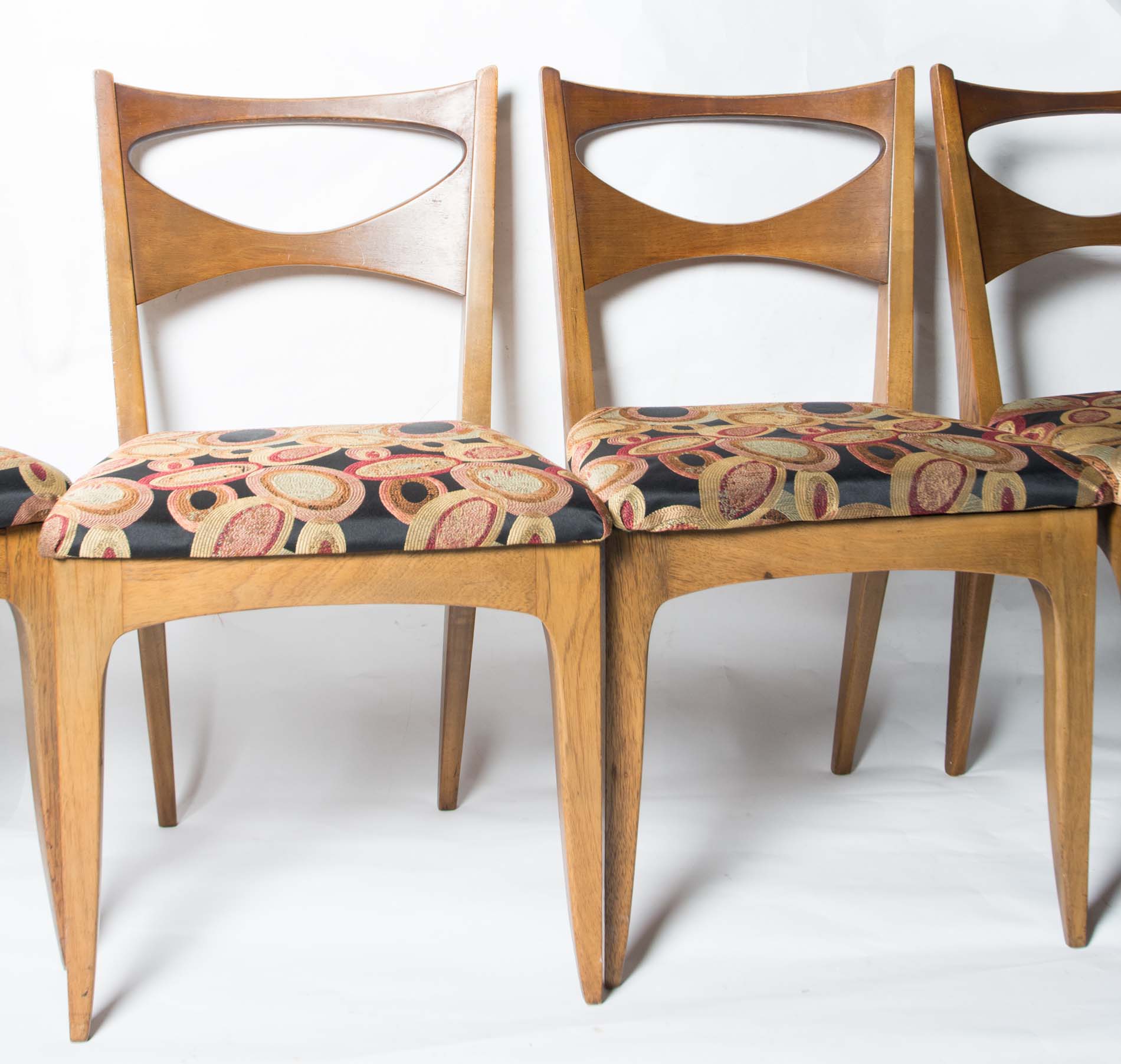 Mid-Century Modern Drexel Dining Table with Six Chairs