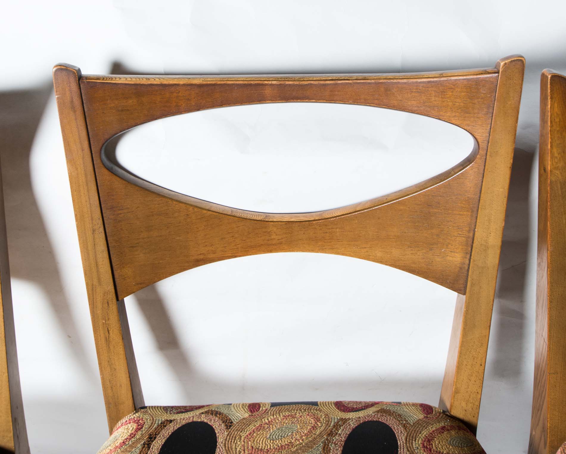 Mid-Century Modern Drexel Dining Table with Six Chairs