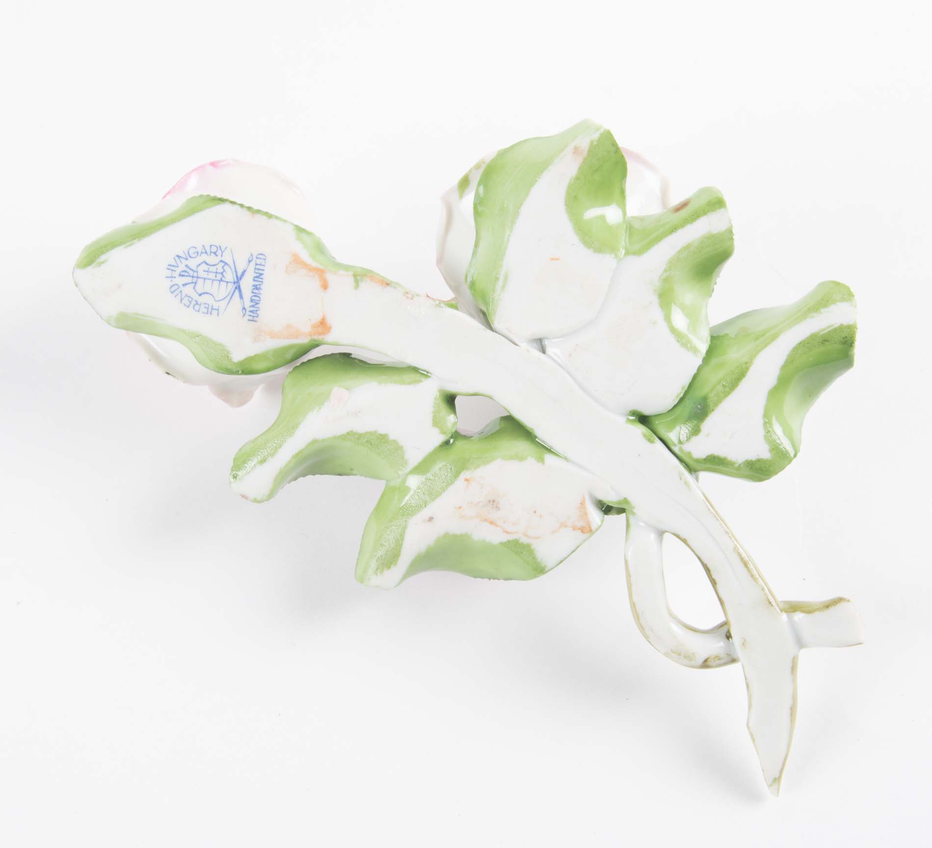 Herend Porcelain Roses Figurine