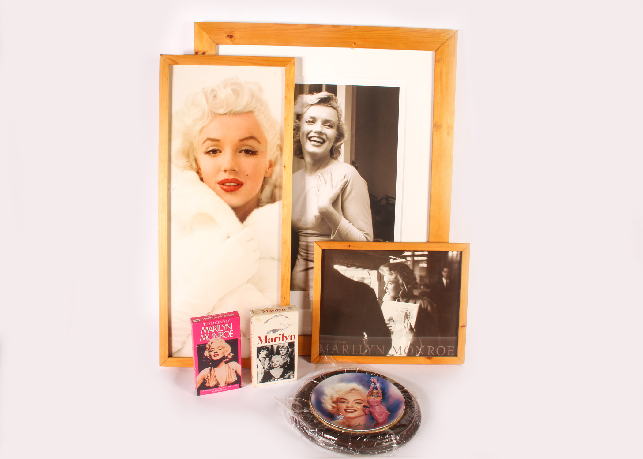 Original Fine Art Giclee Print of Marilyn Monroe with COA