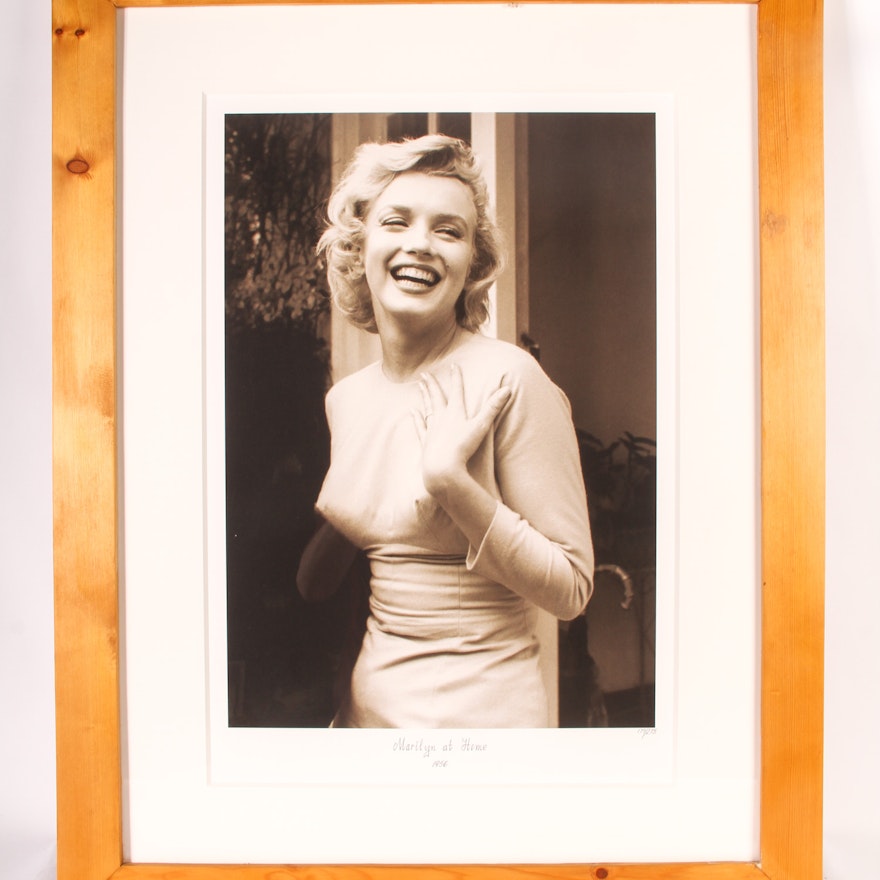 Original Fine Art Giclee Print of Marilyn Monroe with COA