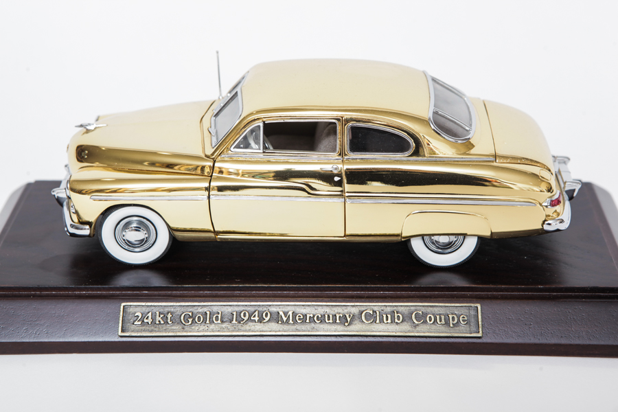 24kt Gold 1949 Mercury Club Coupe