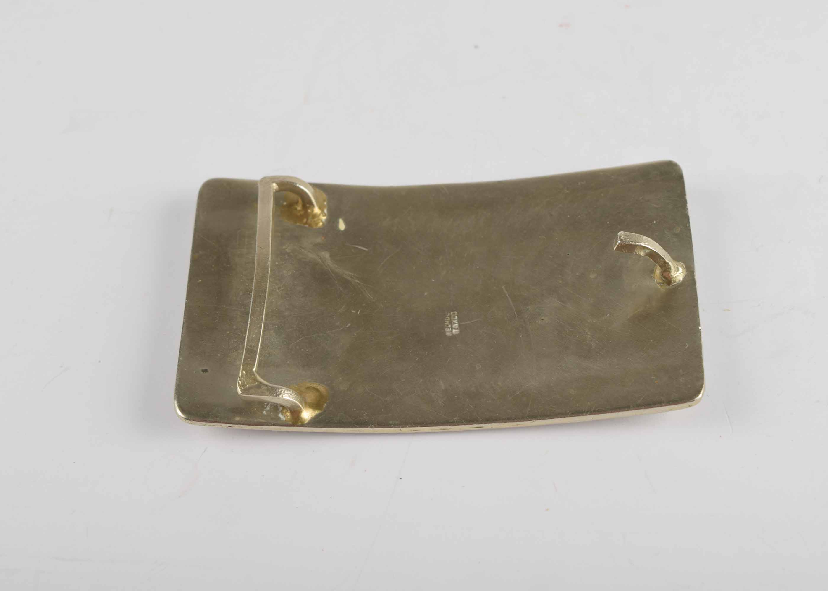 Vintage Hecho en Taxco Silver, Turquoise and Lapis Lazuli Belt Buckle