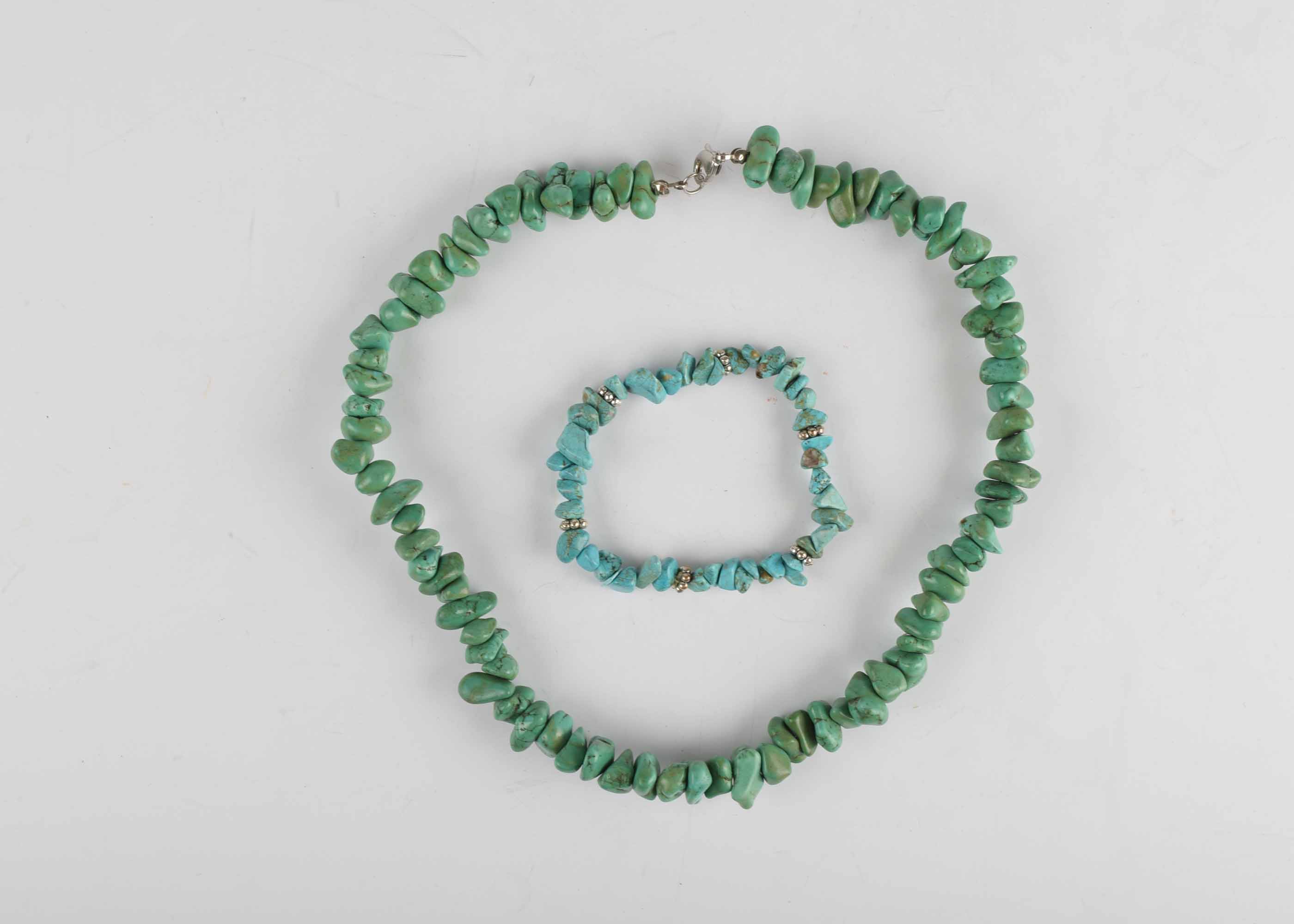 Turquoise Necklace and Bracelet