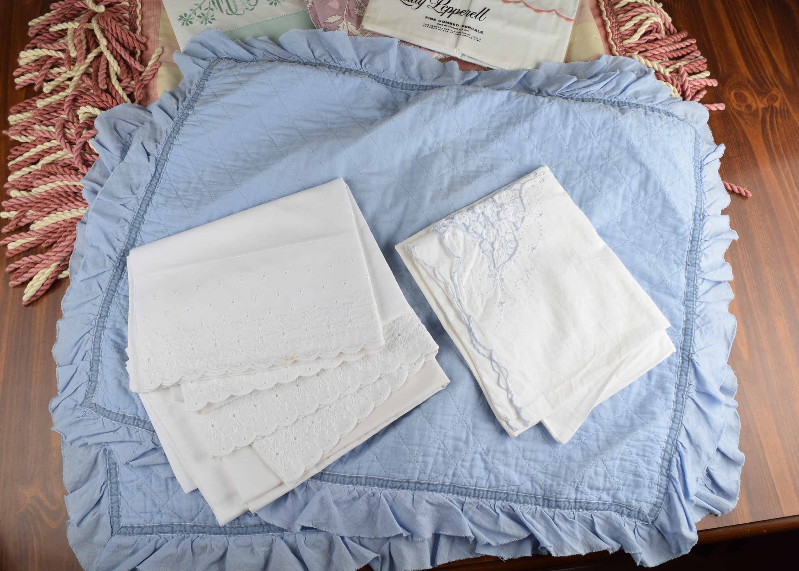 Pillowcases, Shams and Curtain Valance Sets