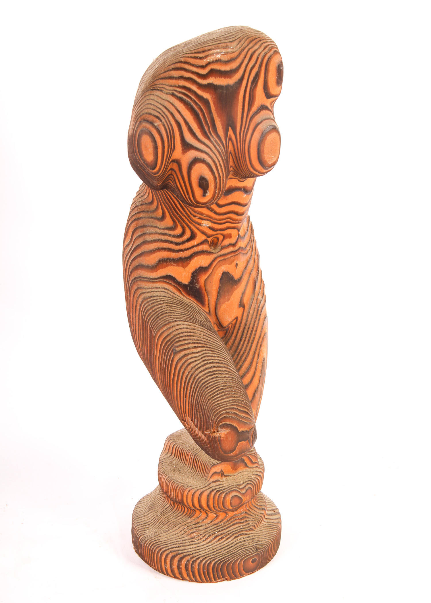 Pair of California Redwood Sculptures