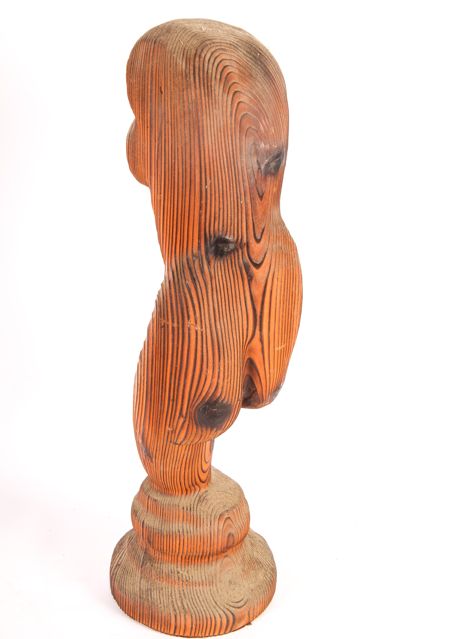 Pair of California Redwood Sculptures