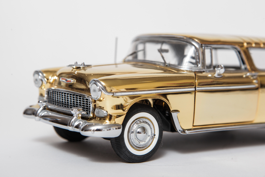 24kt Gold 1955 Chevy Nomad by The Danbury Mint