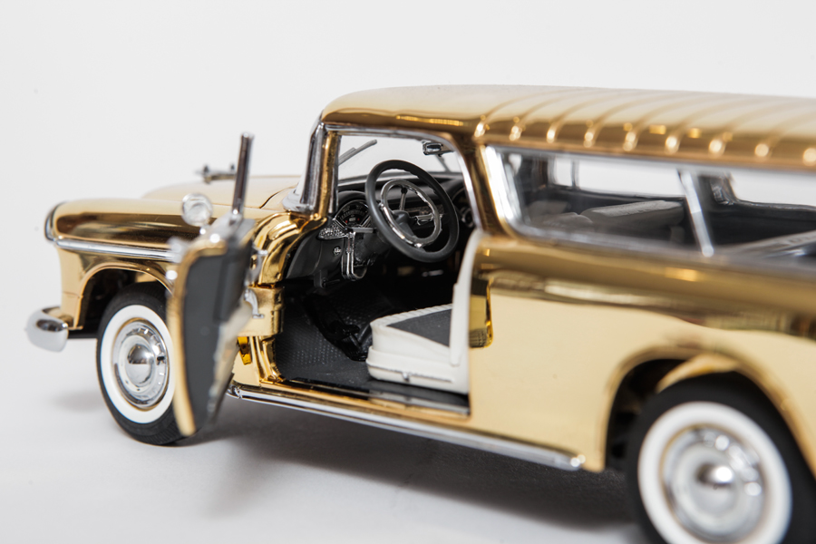 24kt Gold 1955 Chevy Nomad by The Danbury Mint