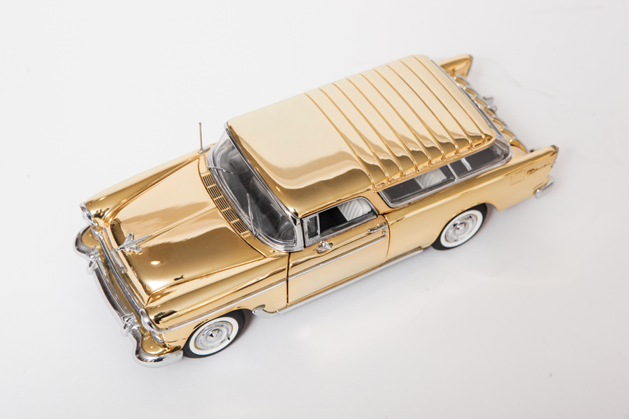 24kt Gold 1955 Chevy Nomad by The Danbury Mint