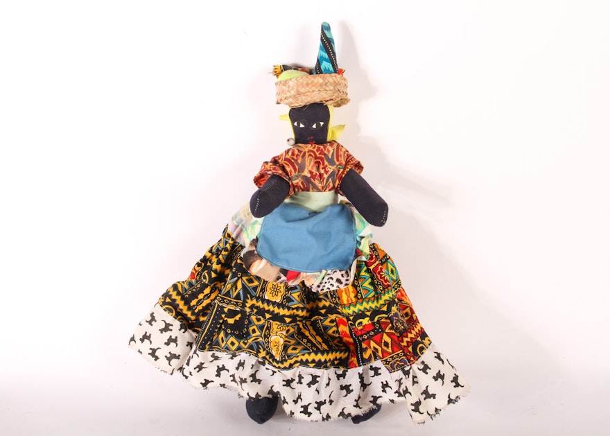 Vintage Ethnic Cloth Doll