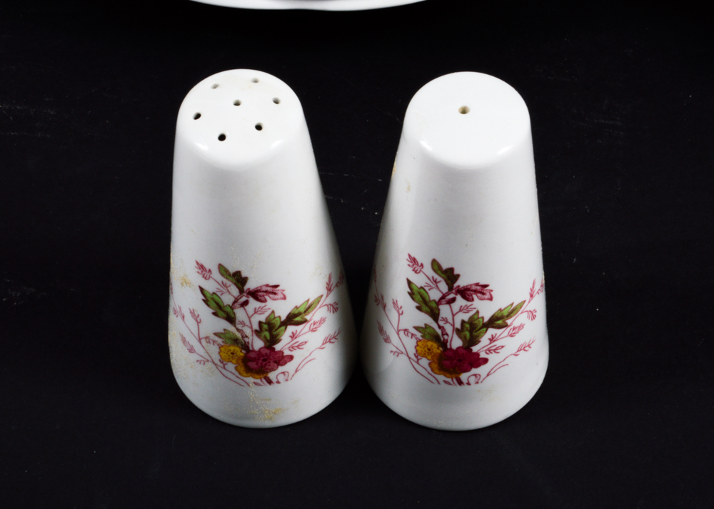 Set of "English Garden" Ridgway China for Twelve