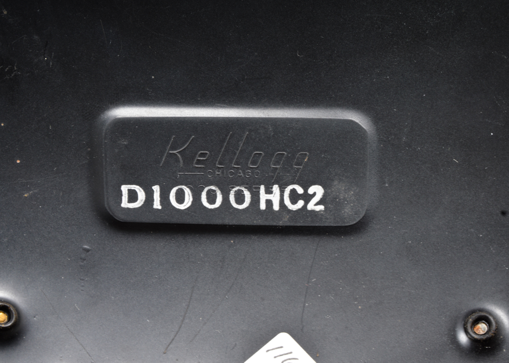 Mid-Century Kellogg "Redbar" Type 1000 Telephone in Black