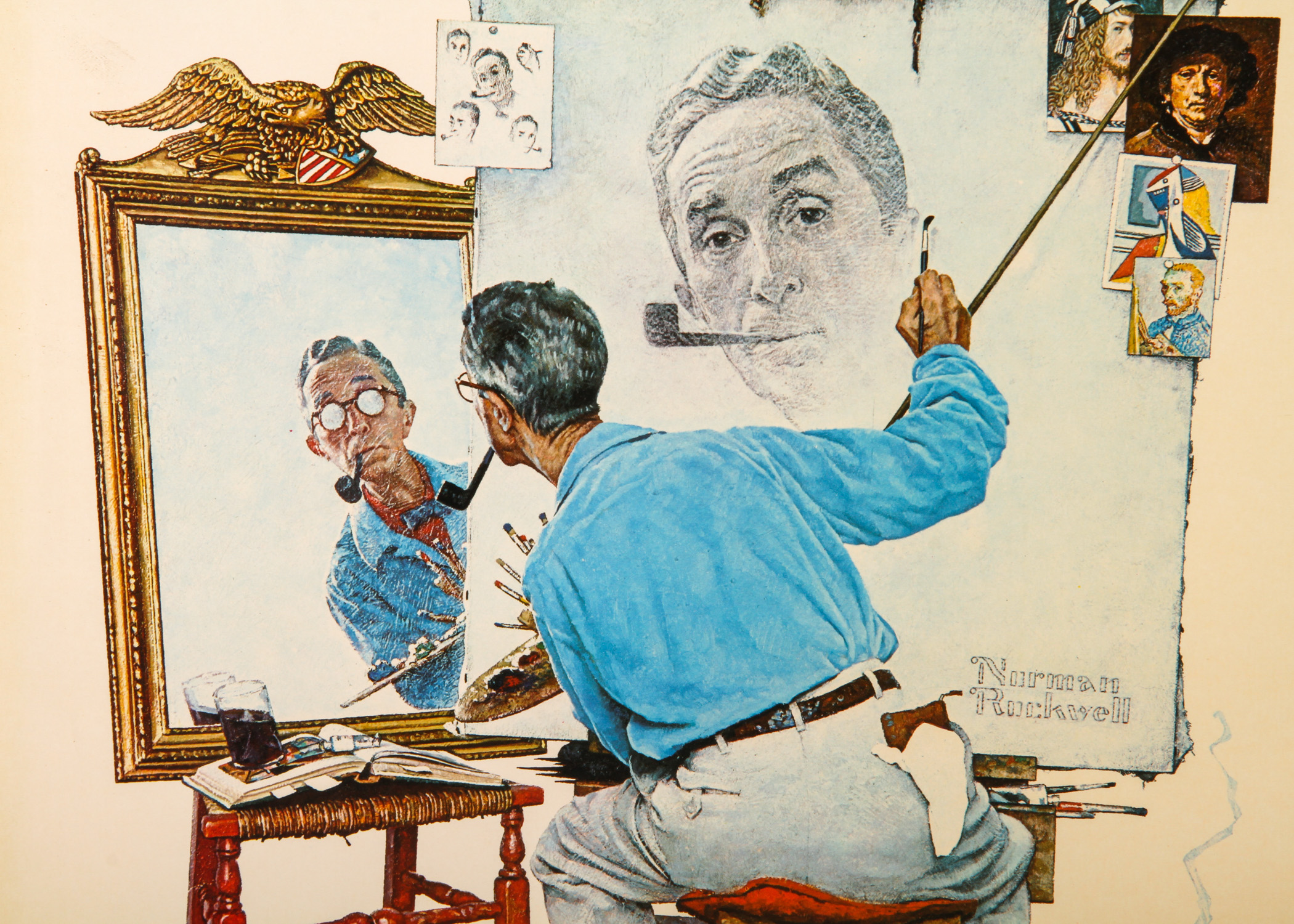"Norman Rockwell: Artist and Illustrator" Hardcover Book