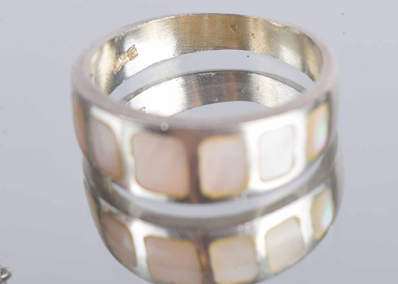 Ladies' Sterling Silver Ring Pair