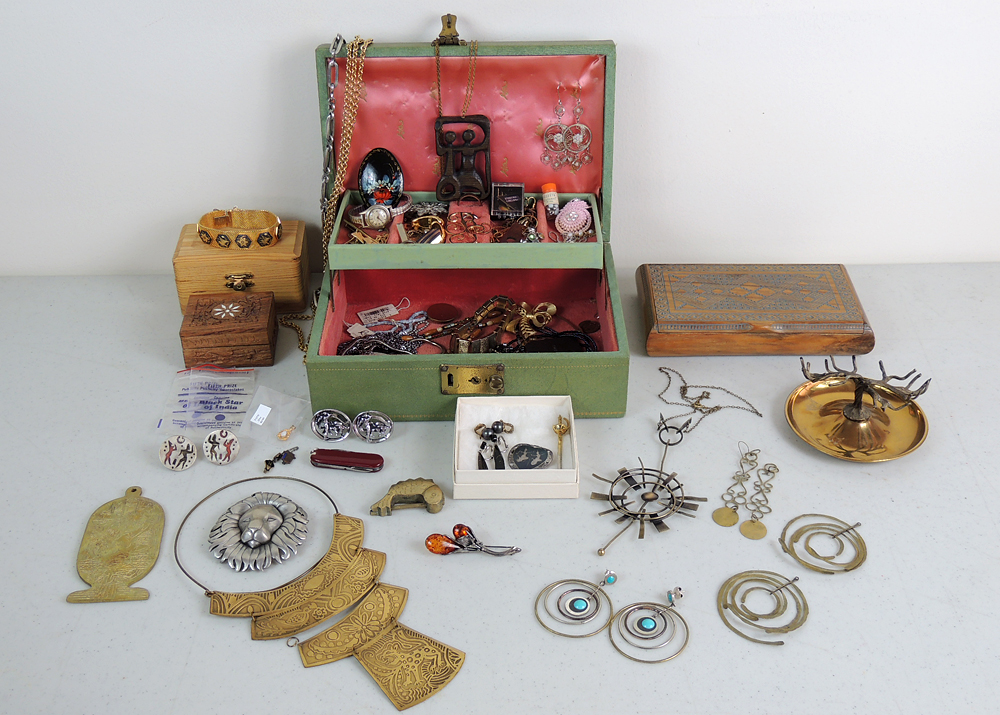 Large Collection of Assorted Costume Jewelry and Accessories