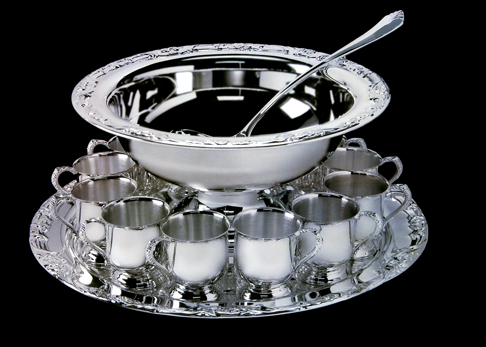 Royal Limited Silver Plate Punch Bowl Set