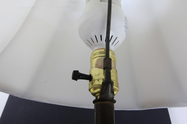 Vintage Milk Glass Table Lamp