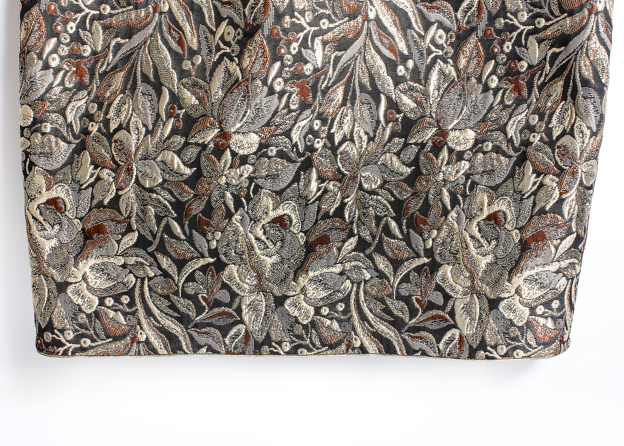 Vintage Mary McFadden Gold and Brown Suit