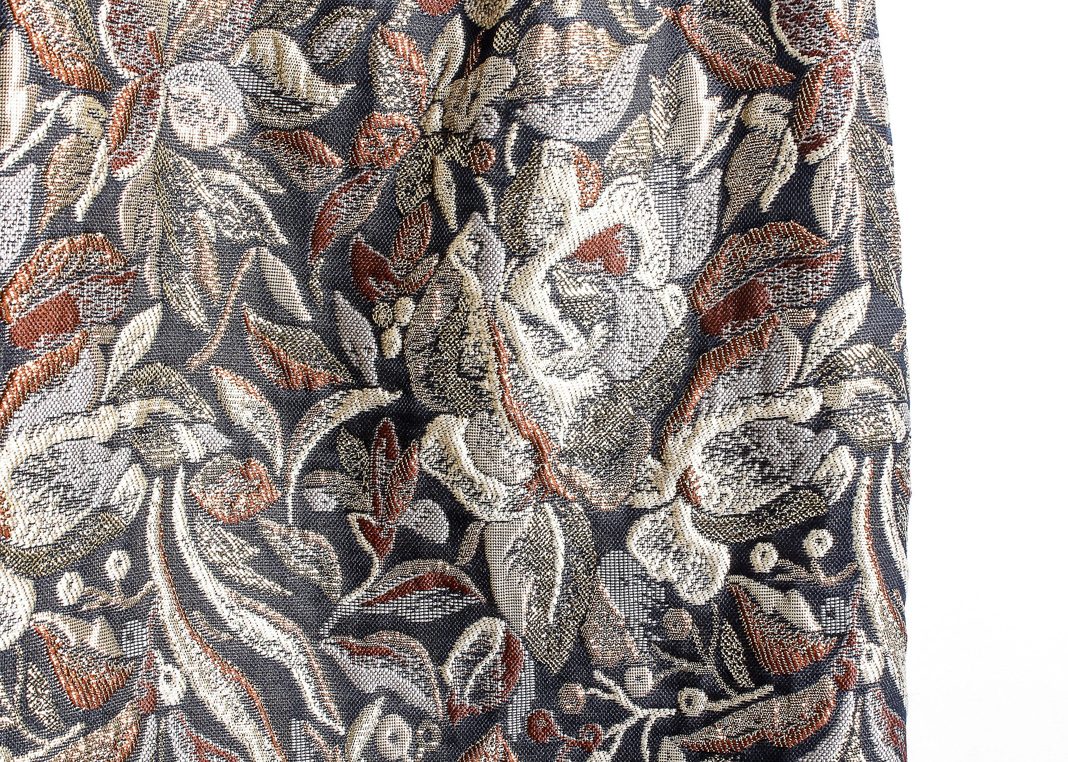 Vintage Mary McFadden Gold and Brown Suit