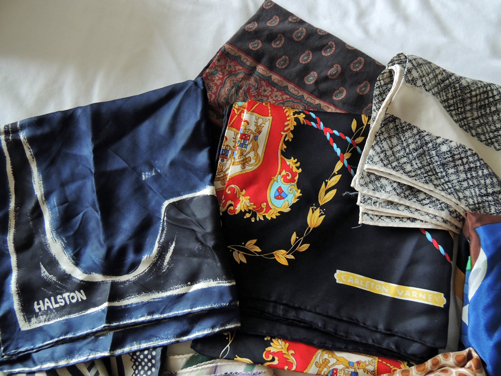 Vintage Scarf Assortment with Carleton Varney