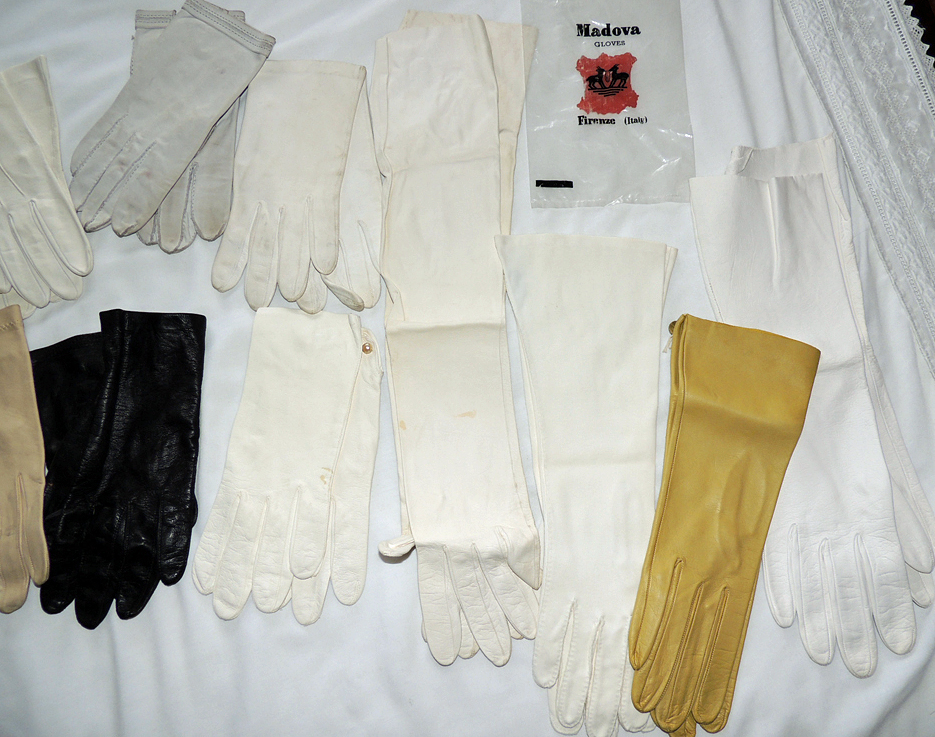 Vintage Assortment of Women's Leather Gloves with Christian Dior