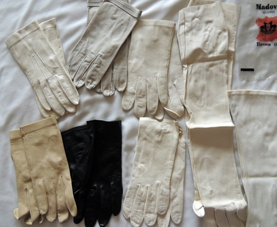Vintage Assortment of Women's Leather Gloves with Christian Dior